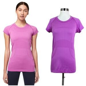 Lululemon | Swiftly Tech Hyacinth Magenta Pink Short Sleeve Crew Workout Shirt 8